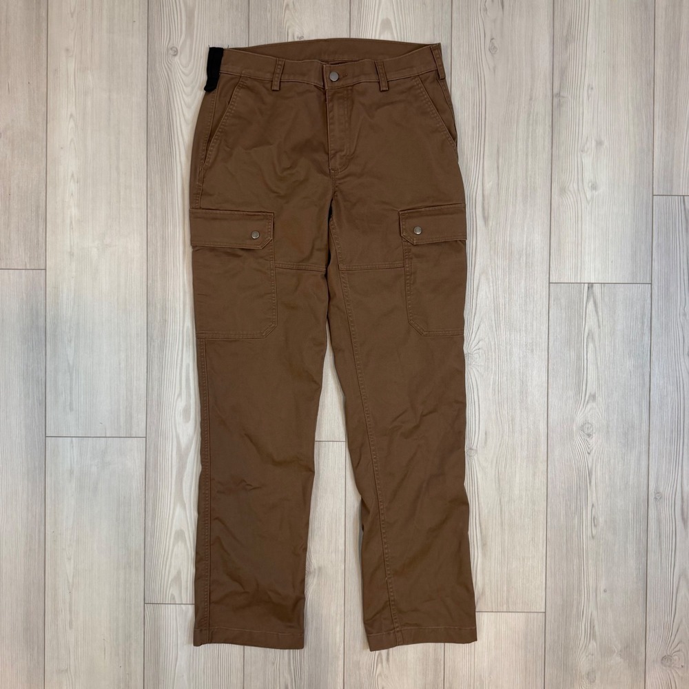 40 Grit by Duluth Trading Mens 34x34 Standard Fit Cargo Pants Brown Trousers